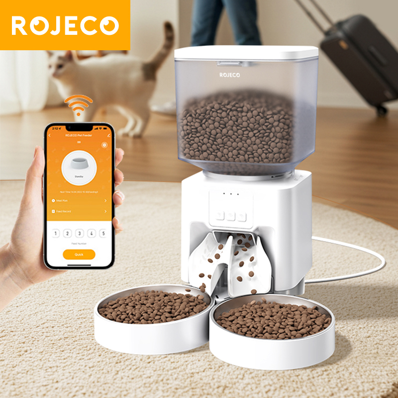 Pet Supplies App - ROJECO 4.5L Automatic Dog Feeder WIFI