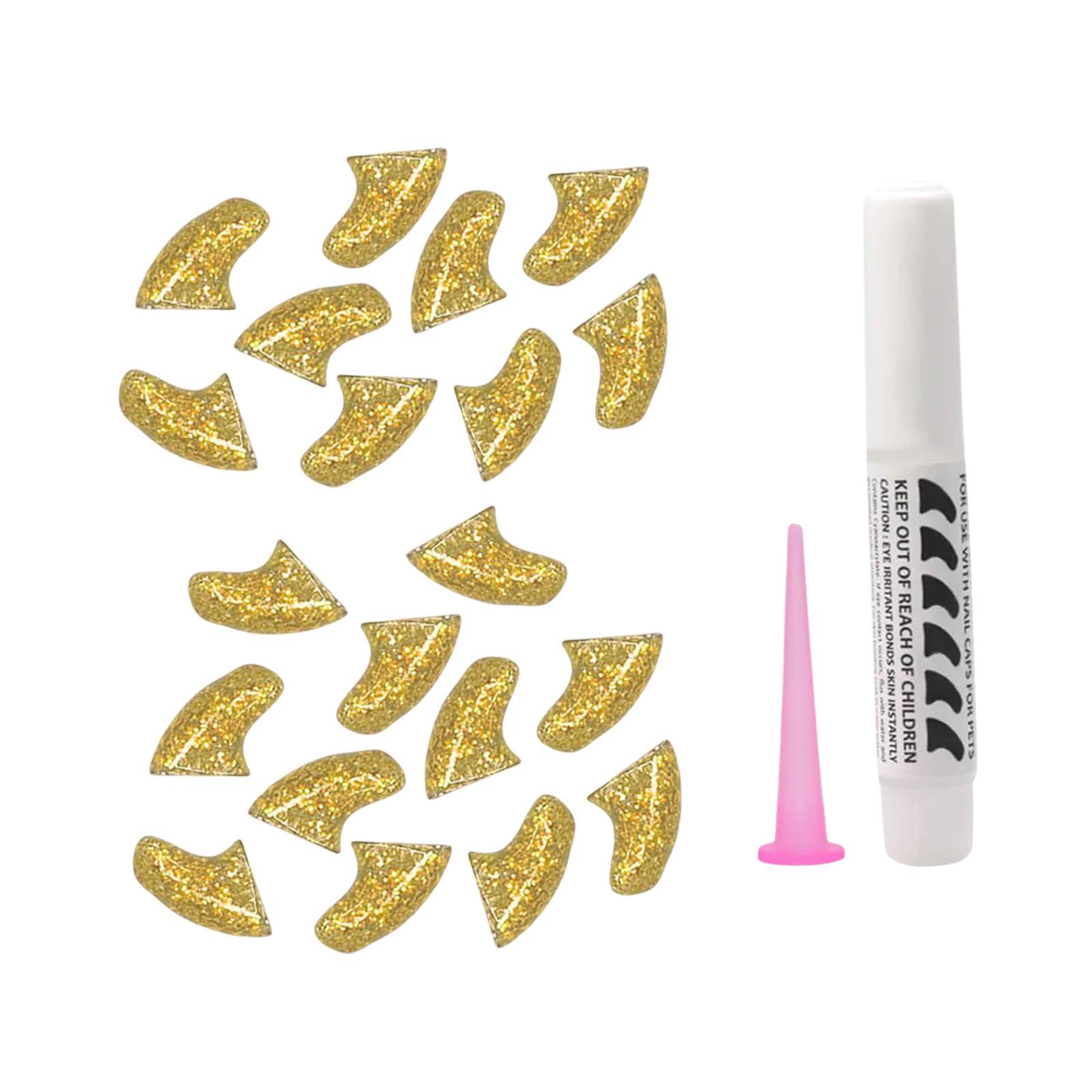 Pet Supplies Application - 20Pcs Cat Nail Caps, Pet Nail