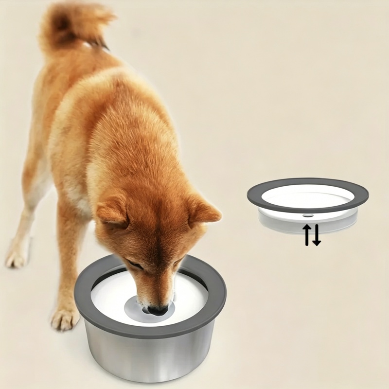 Stainless Steel Dog Water Bowl - Slow Feeder Dog Bowl recension och pris