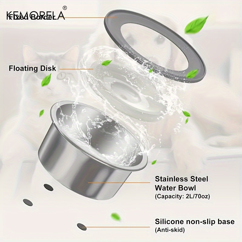 Stainless Steel Dog Water Bowl - Slow Feeder Dog Bowl recension och pris