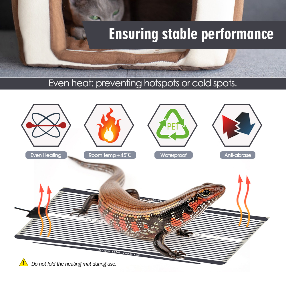 5W 15W 25W 35W Graphene Reptil - Reptile Heating Mat recension och pris