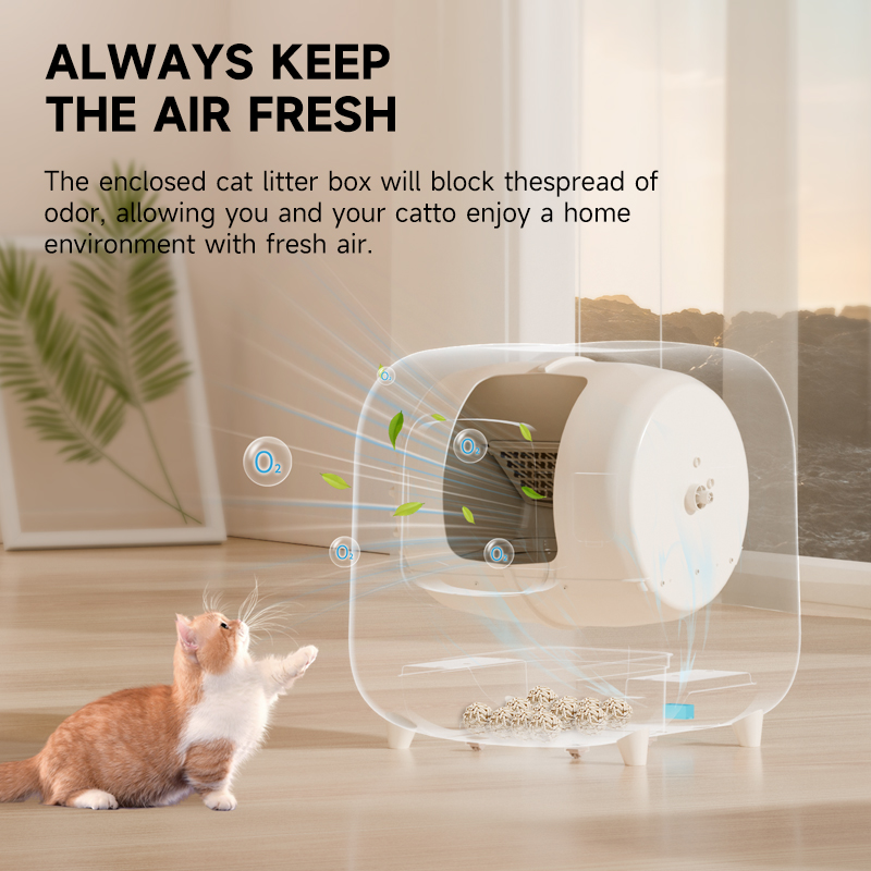 50L Automatic Cat Litter Box E - Pet Supplies App recension och pris