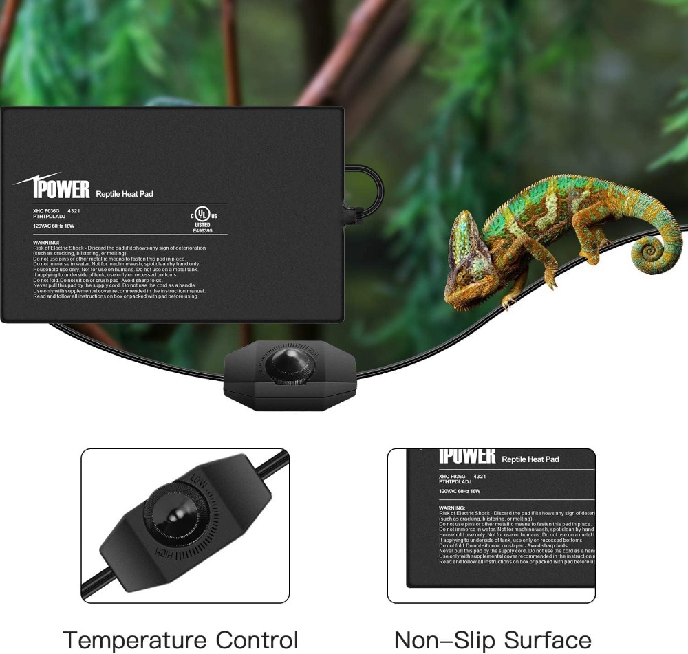 8x12 Inch 16W Reptile Heating  - Reptile Heating Mat recension och pris