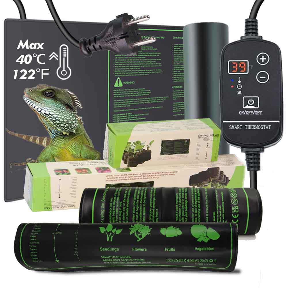 7-100W Plants Heating Pad with - Reptile Heating Mat recension och pris