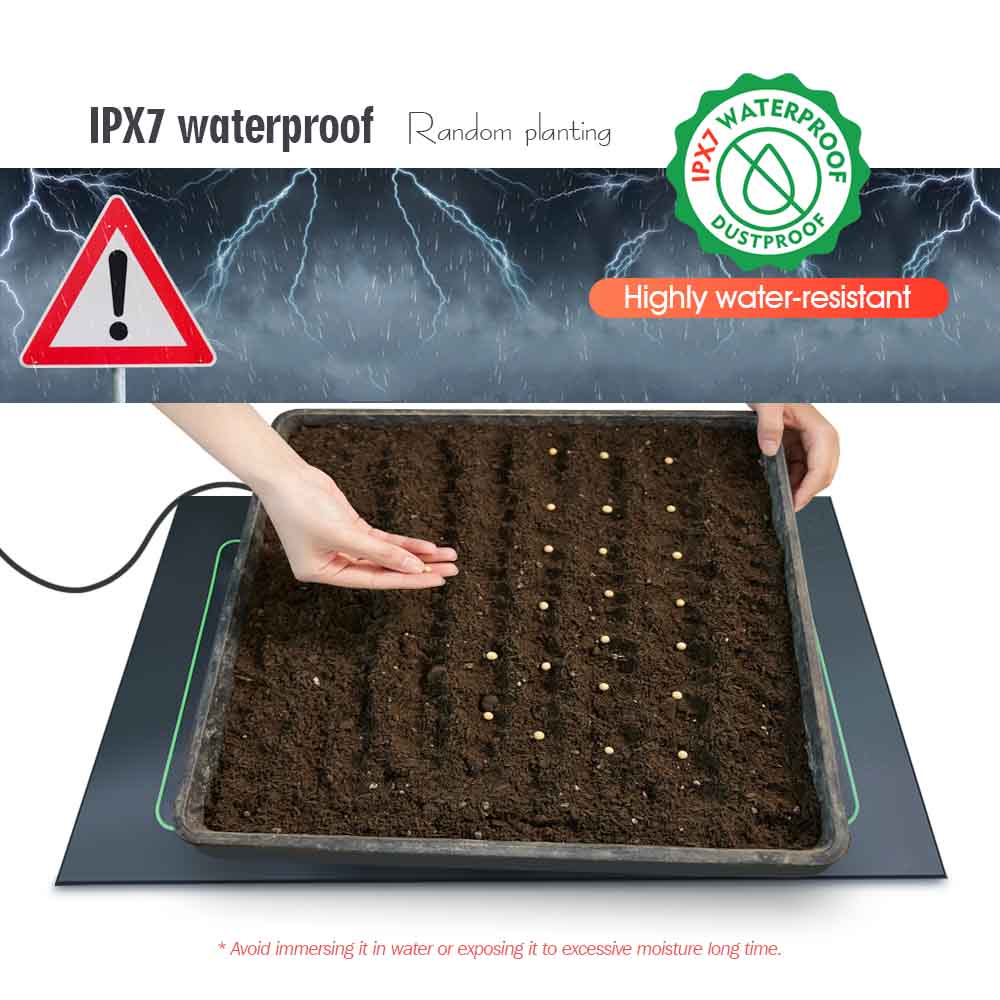 7-100W Plants Heating Pad with - Reptile Heating Mat recension och pris
