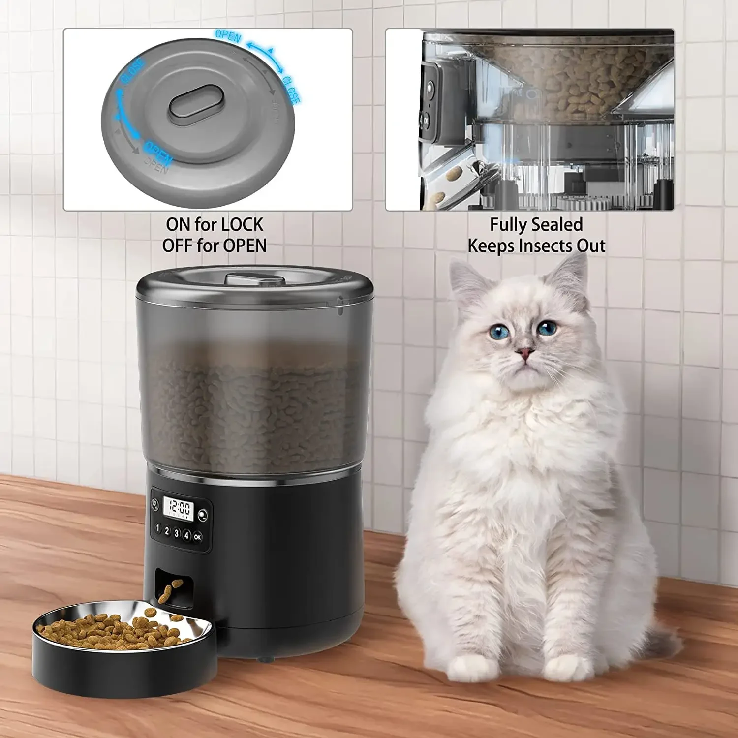 4L Automatic Smart Pet Cat Foo - Pet Supplies App recension och pris