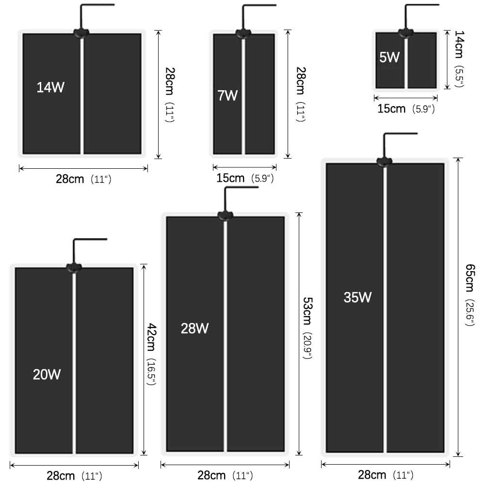 35W-5W Seeds Seedlings Plant H - Reptile Heating Mat recension och pris