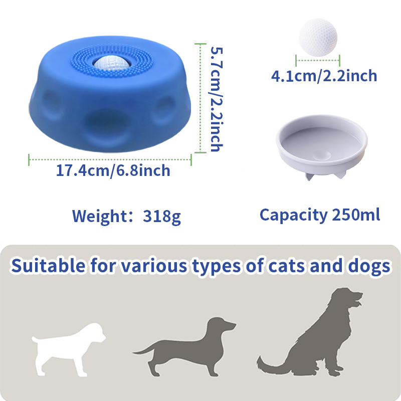 Slow Feeder Dog Bowls for Liqu - Slow Feeder Dog Bowl recension och pris