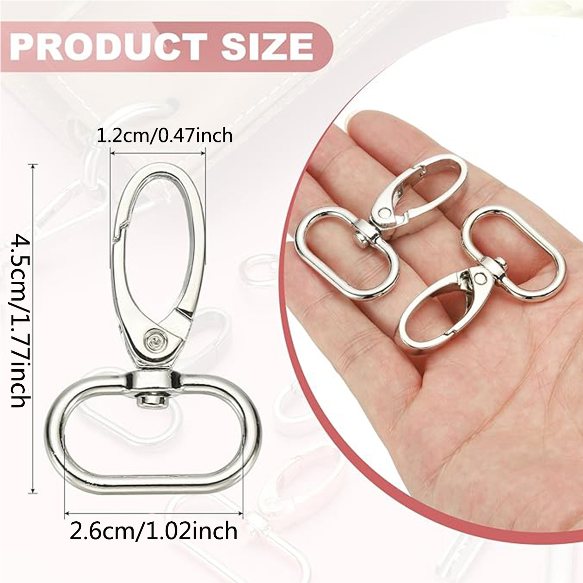12/20/35 Pcs Swivel Lobster Cl - Pet Supplies Delivery recension och pris
