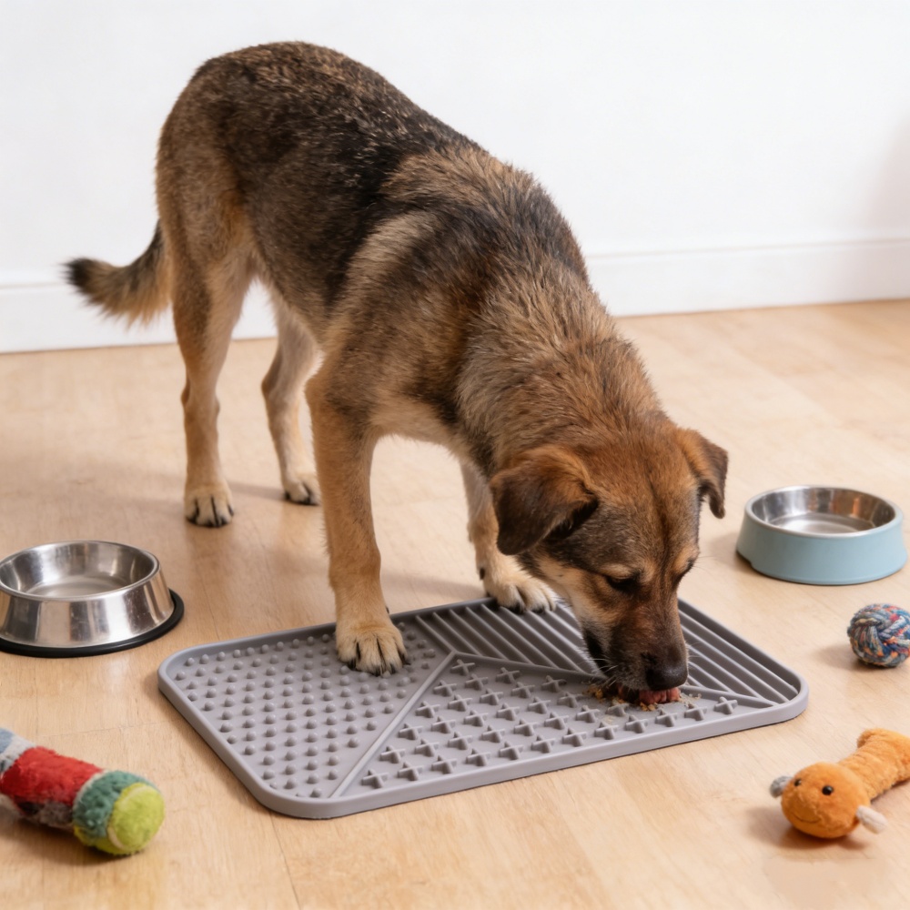 Silicone Material Pet Lick Mat - Slow Feeder Dog Bowl recension och pris