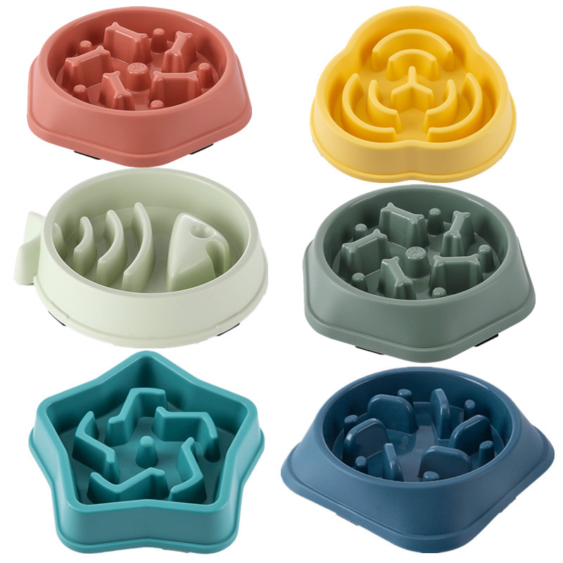 Pet Cat Dog Slow Food Bowl Fat - Slow Feeder Dog Bowl recension och pris