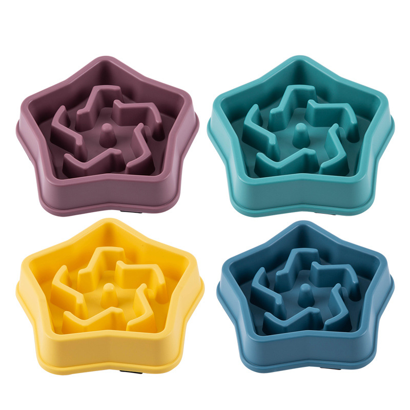 Pet Cat Dog Slow Food Bowl Fat - Slow Feeder Dog Bowl recension och pris