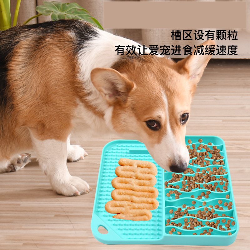 2 IN 1  Slow Feeder Dog Treat  - Slow Feeder Dog Bowl recension och pris