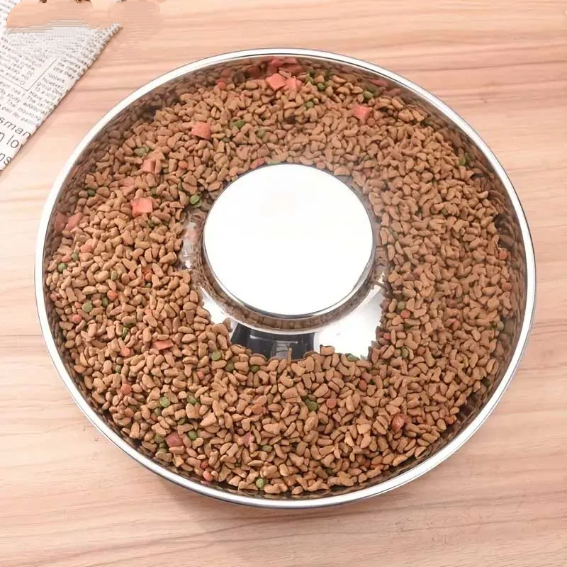 1PC Stainless Steel Dog Slow F - Slow Feeder Dog Bowl recension och pris