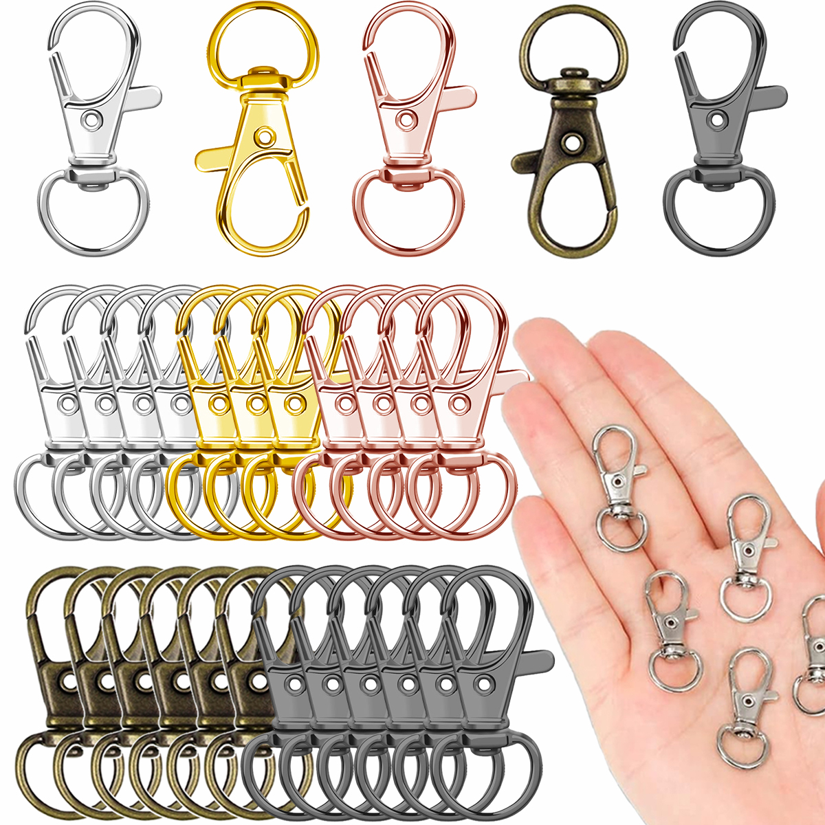 15/35pcs Keychain lobster claw - Pet Supplies Delivery recension och pris