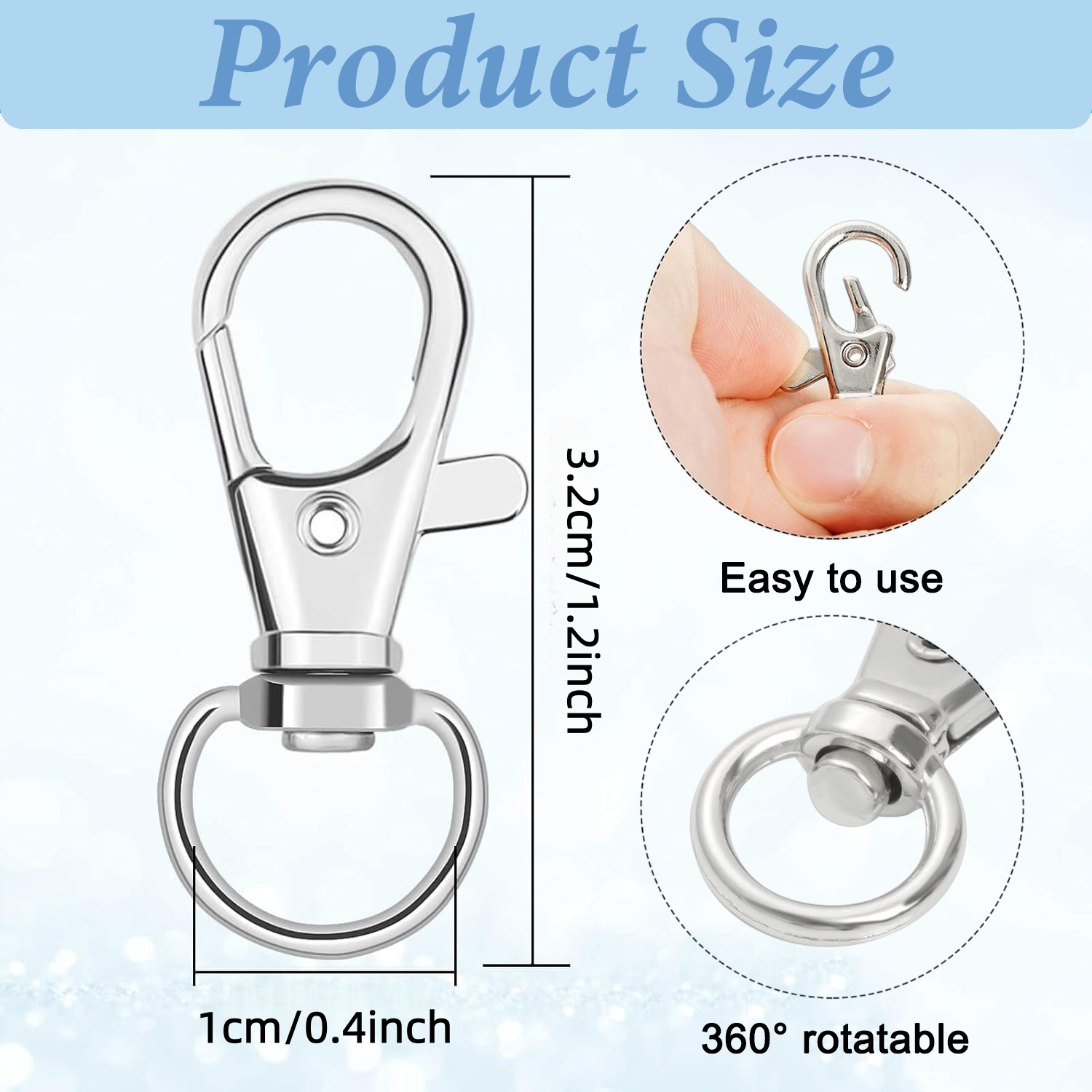 15/35pcs Keychain lobster claw - Pet Supplies Delivery recension och pris