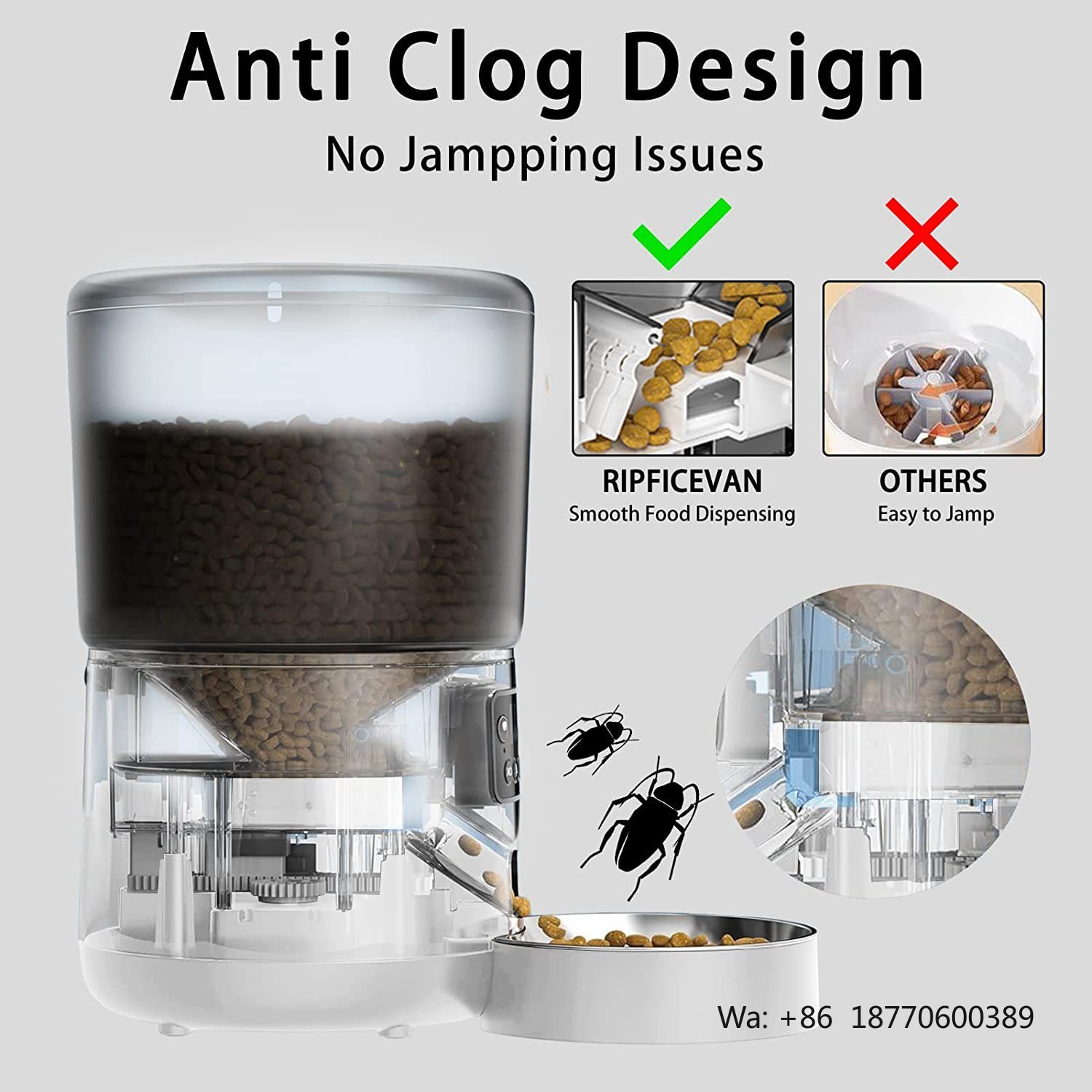 Automatic Cat Feeder Cat Food  - Pet Supplies App recension och pris
