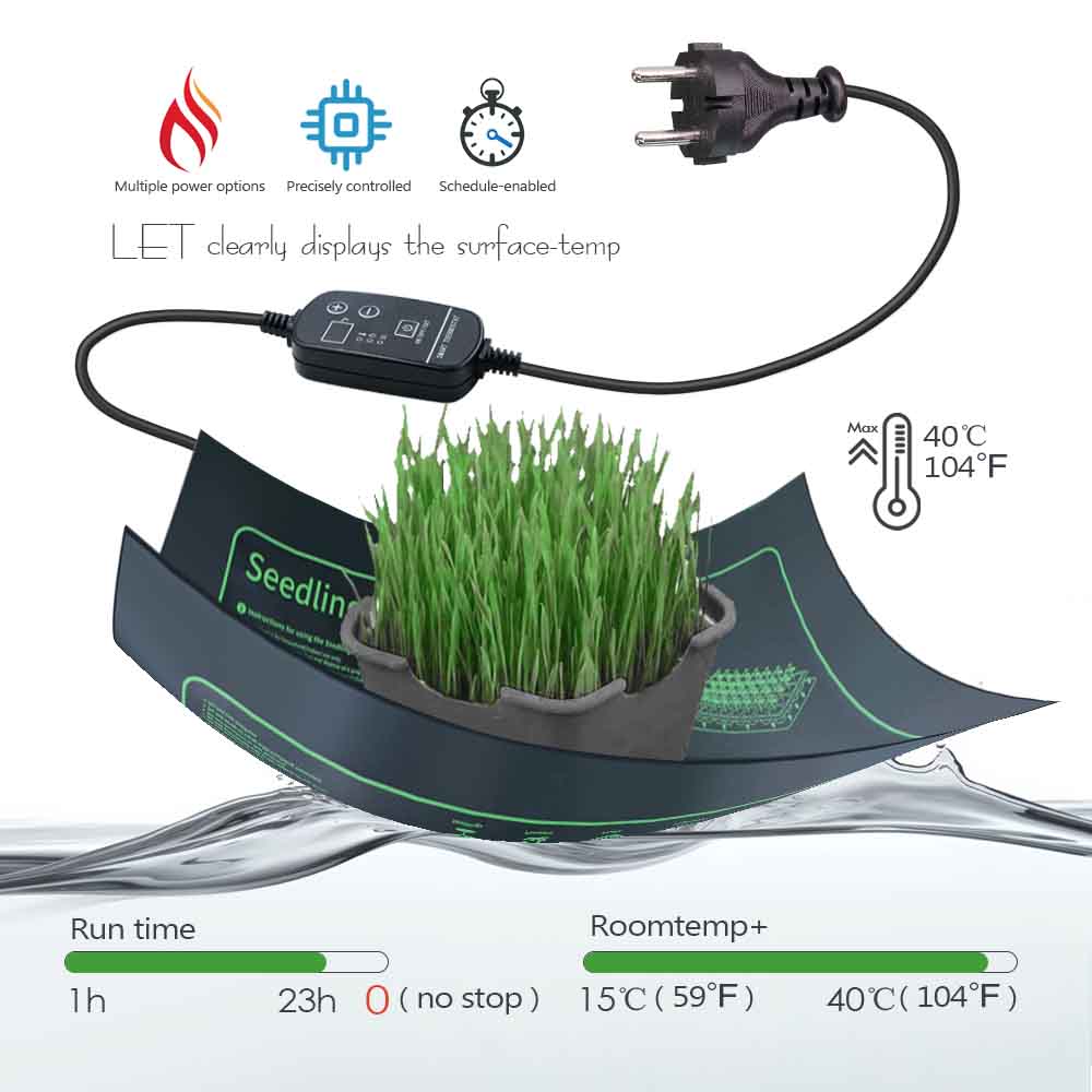 9-100W PVC Plants Heating Pad  - Reptile Heating Mat recension och pris
