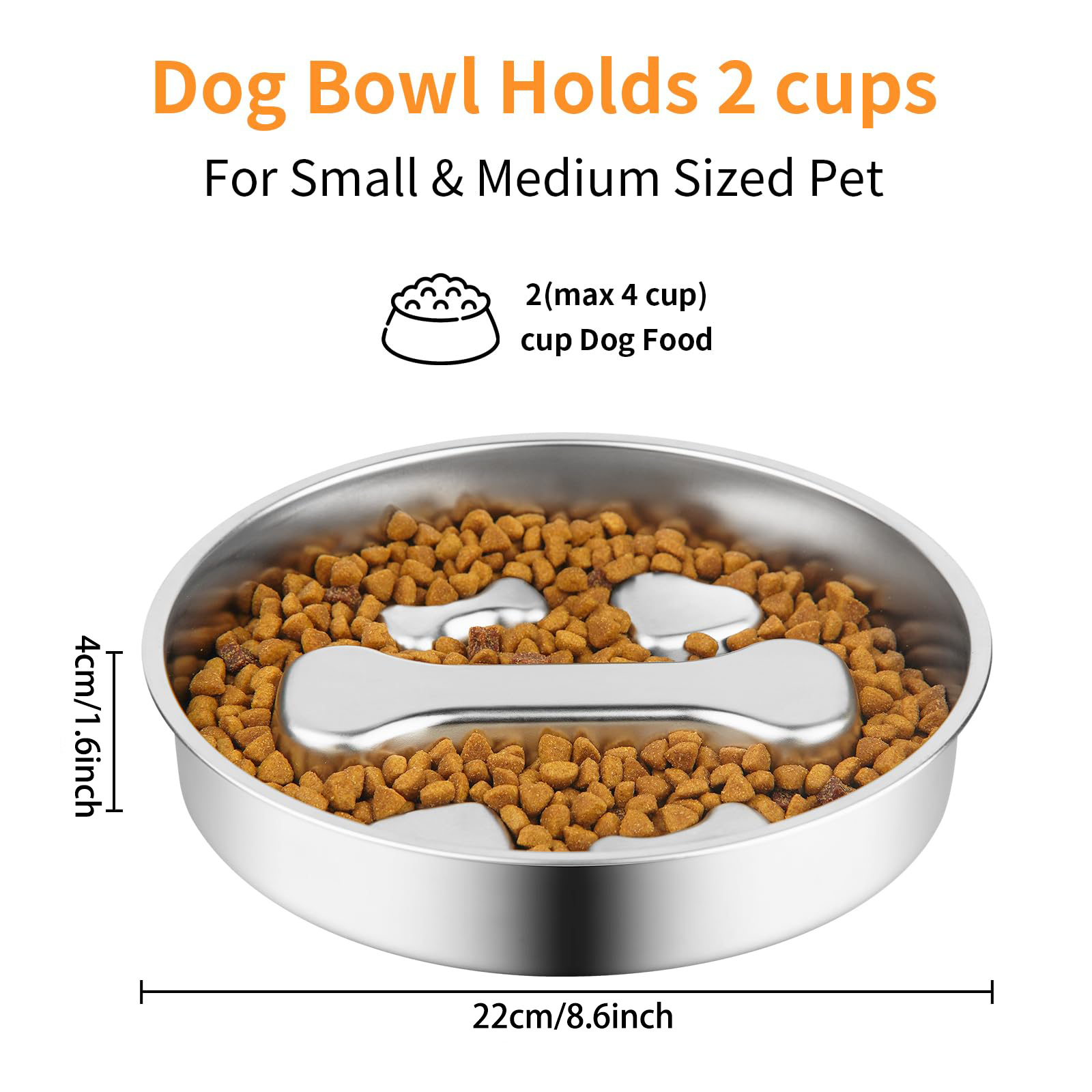 Slow Feeder Dog Bowl, Metal No - Slow Feeder Dog Bowl recension och pris