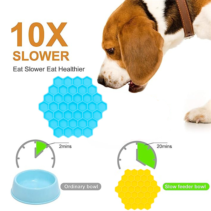 Pet Supplies Cat Honeycomb Fee - Slow Feeder Dog Bowl recension och pris