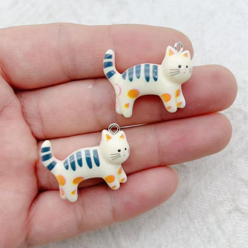 10pcs resin cartoon cat animal - Pet Supplies Delivery recension och pris