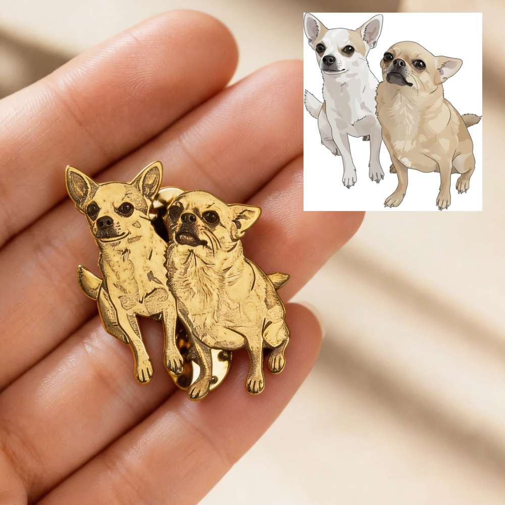 Custom Engrave Pet Photo Pins  - Pet Supplies Delivery recension och pris