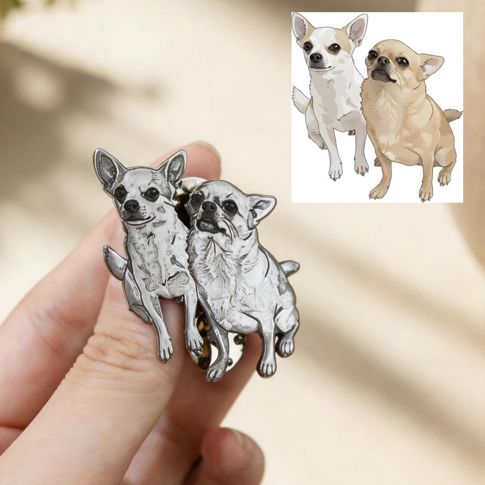 Custom Engrave Pet Photo Pins  - Pet Supplies Delivery recension och pris