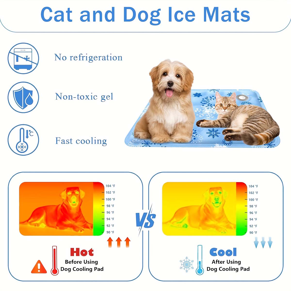 Summer Pet Mat, Pet Ice Mat, D - Pet Supplies Delivery recension och pris