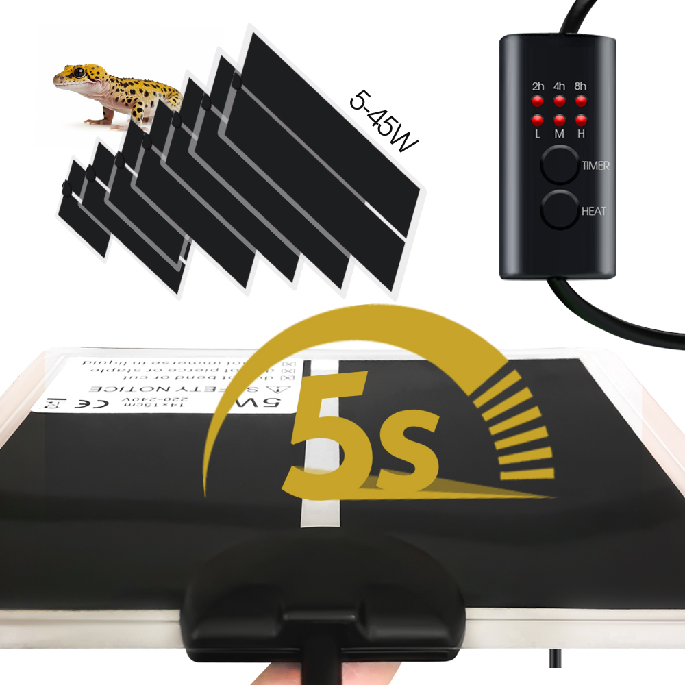 EU Plug 5-20W Reptiles Adjusta - Reptile Heating Mat recension och pris